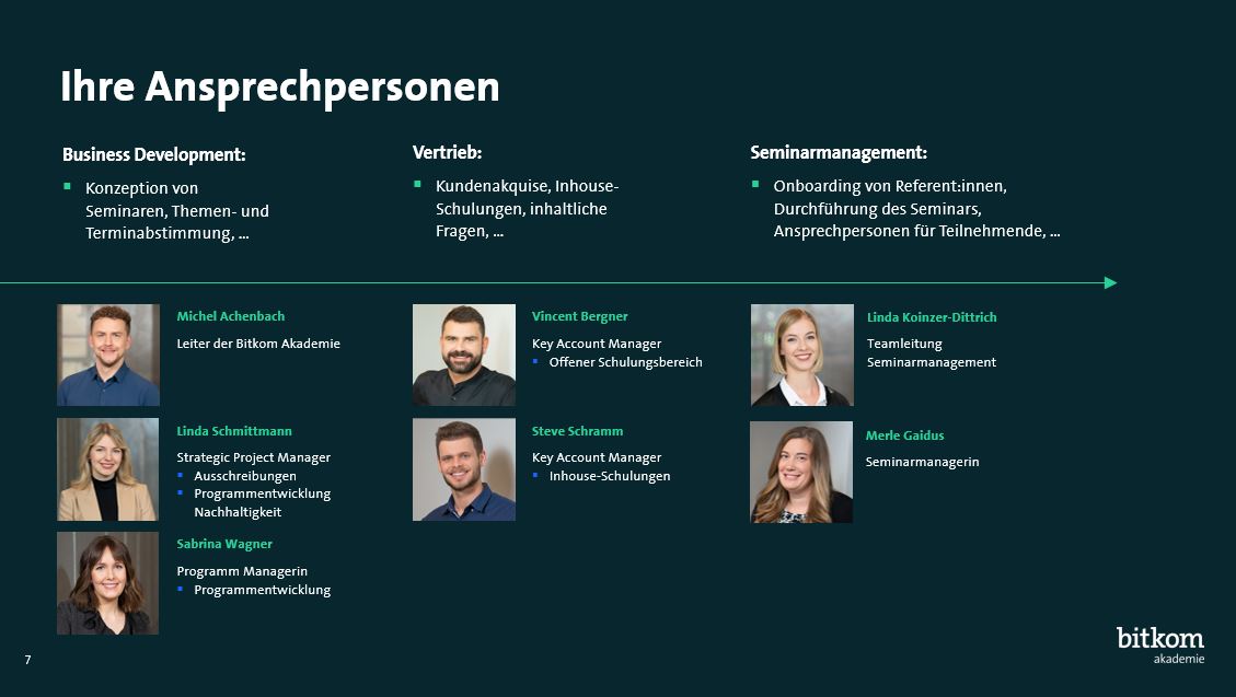 Ansprechpartner Bitkom Akademie